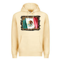Pina Colada distressed mexico flag Premium Hoodie - BarkalooDesign