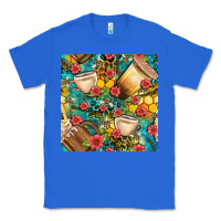True Royal honey and bee coffee cup with flowers and leopard seamless pattern bbs Classic Tee - BundleAndBundleShop