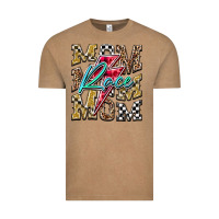 Vintage Coffee Mom Race Vintage Tee - RacoonDesign