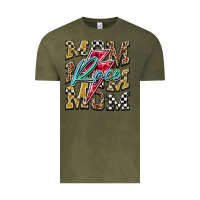 Vintage Olive Mom Race Vintage Tee - RacoonDesign