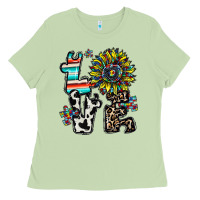 Matcha love autism Ladies Tee - CowhideDigitalArt