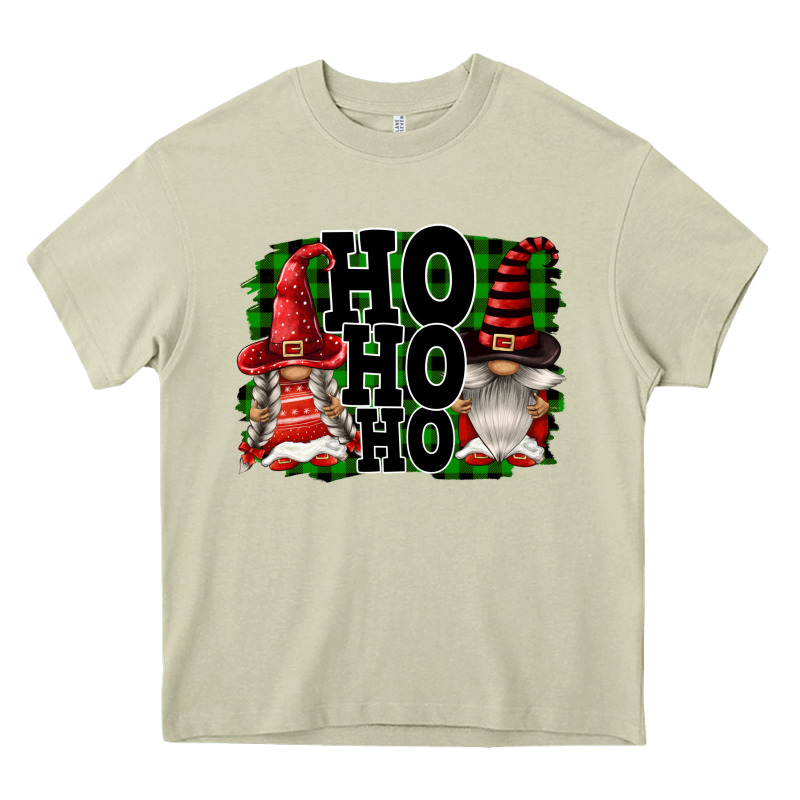Ho Ho Ho Christmas Gnomes Heavy Core Tee by FaDigitalArtStudio | Teevron