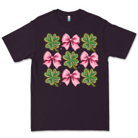Plum clover bow Premium Tee - CowhideDigitalArt