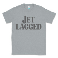 Heather Grey jet lagged cute world traveler & funny vacation pullover hoodie Classic Tee - linhVisuals