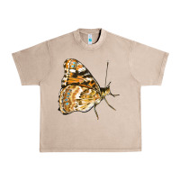 French Oak Painted Lady Butterfly Urban Heavy Tee - LillyAllenDesigns