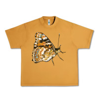Peanut Butter Painted Lady Butterfly Urban Heavy Tee - LillyAllenDesigns