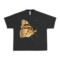 Pigment Black Painted Lady Butterfly Urban Heavy Tee - LillyAllenDesigns