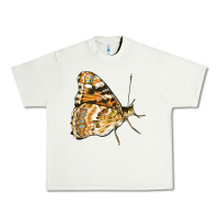 Pistachio Painted Lady Butterfly Urban Heavy Tee - LillyAllenDesigns