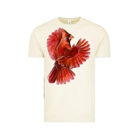 Vintage Arctic Flying Northern Cardinal Bird Vintage Tee - LillyAllenDesigns
