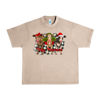 French Oak feliz navidad heifers front view Urban Heavy Tee - RanaPortraitStore