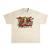 Sandshell feliz navidad heifers front view Urban Heavy Tee - RanaPortraitStore