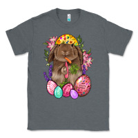 Charcoal Heather Rabbit And Carrot Easter Classic Tee - BundleAndBundleShop