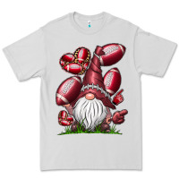 Dove Grey American Football Gnome Premium Tee - CowhideDigitalArt
