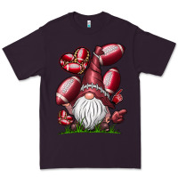 Plum American Football Gnome Premium Tee - CowhideDigitalArt