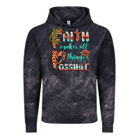Cloud Black faith makes all things possible Vintage Hoodie - BarkalooDesign