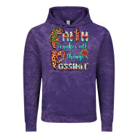 Cloud Purple faith makes all things possible Vintage Hoodie - BarkalooDesign
