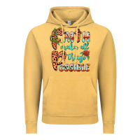 Vintage Mustard faith makes all things possible Vintage Hoodie - BarkalooDesign