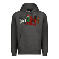 Charcoal Heather mimi claus Premium Hoodie - BarkalooDesign