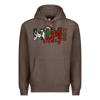 Coffee mimi claus Premium Hoodie - BarkalooDesign