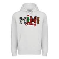 Dove Grey mimi claus Premium Hoodie - BarkalooDesign