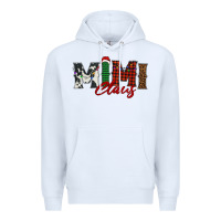 White mimi claus Premium Hoodie - BarkalooDesign