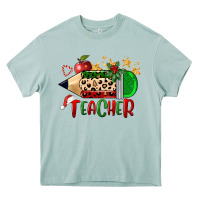 Arona Christmas Teacher Pencil Heavy Core Tee - FaDigitalArtStudio