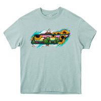 Arona Tennessee Map Sunflower Cactus Serape Heavy Core Tee - RanaPortraitStore