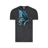 Vintage Black Black Shallowtail Vintage Tee - LillyAllenDesigns