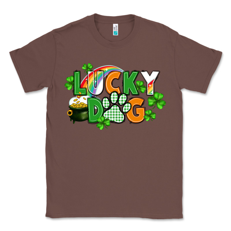 Lucky Dog St. Patricks Day Classic Tee by FaDigitalArtStudio | Teevron