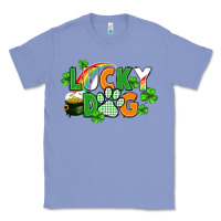 Colony Blue lucky dog St. Patricks Day Classic Tee - FaDigitalArtStudio