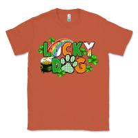 Copper lucky dog St. Patricks Day Classic Tee - FaDigitalArtStudio