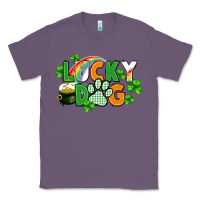 Lavender lucky dog St. Patricks Day Classic Tee - FaDigitalArtStudio