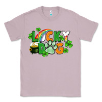 Lilac lucky dog St. Patricks Day Classic Tee - FaDigitalArtStudio