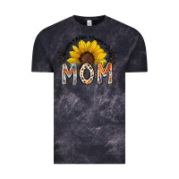 Cloud Black mom sunflower Vintage Tee - RacoonDesign