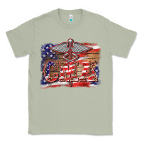 Matcha patriotic nurse certified medical assistant medilcal symbol background Classic Tee - BarkalooDesign