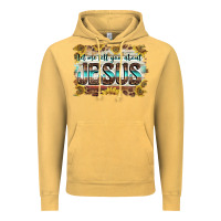 Vintage Mustard let me tell you about jesus Vintage Hoodie - BarkalooDesign