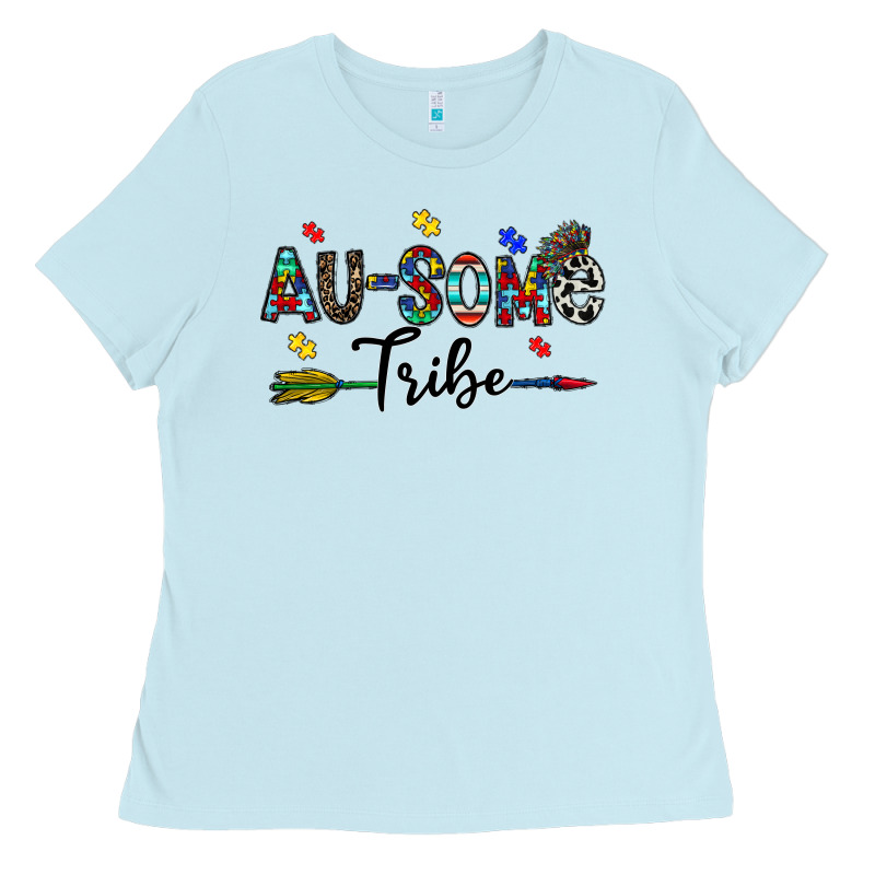 Au Some Tribe Ladies Tee by CowhideDigitalArt | Teevron