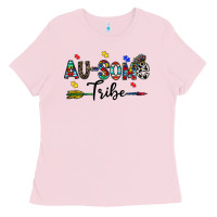 Bubblegum Pink au some tribe Ladies Tee - CowhideDigitalArt