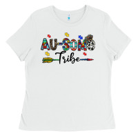 White au some tribe Ladies Tee - CowhideDigitalArt