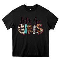Black Let's Go Girls Heavy Core Tee - FaDigitalArtStudio