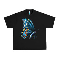 Black Black Shallowtail Urban Heavy Tee - LillyAllenDesigns