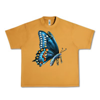 Peanut Butter Black Shallowtail Urban Heavy Tee - LillyAllenDesigns
