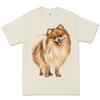 Bone Pomeranian Dog Illustrations Premium Tee - LillyAllenDesigns