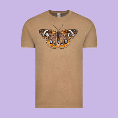Common Buckeye Butterfly Vintage Tee Designed By Lillyallendesigns