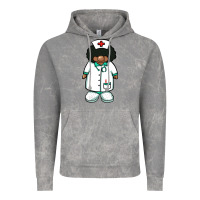 Cloud Rock african nurse gnome afro hair Vintage Hoodie - BarkalooDesign