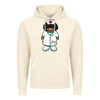 Vintage Artic african nurse gnome afro hair Vintage Hoodie - BarkalooDesign