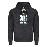 Vintage Black african nurse gnome afro hair Vintage Hoodie - BarkalooDesign