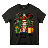 Asphalt I'm Watching You Elf Heavy Core Tee - FaDigitalArtStudio