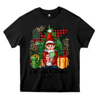 Black I'm Watching You Elf Heavy Core Tee - FaDigitalArtStudio