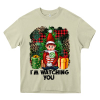 Mossy I'm Watching You Elf Heavy Core Tee - FaDigitalArtStudio